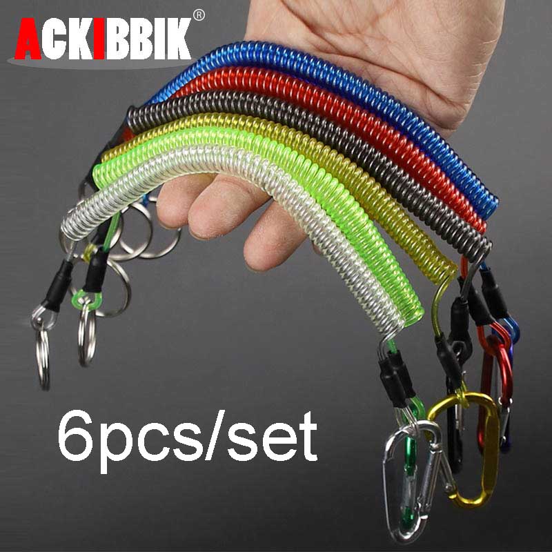 Fishing Kayak Paddle Leash - Ackibbik 6 قطعة حبل الصيد مع