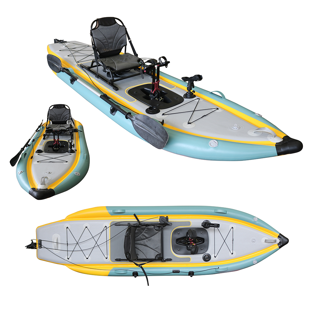 قارب صيد قابل للطي من مادة PVC - مراجعة Fishing Kayak Sit On Top وسعره