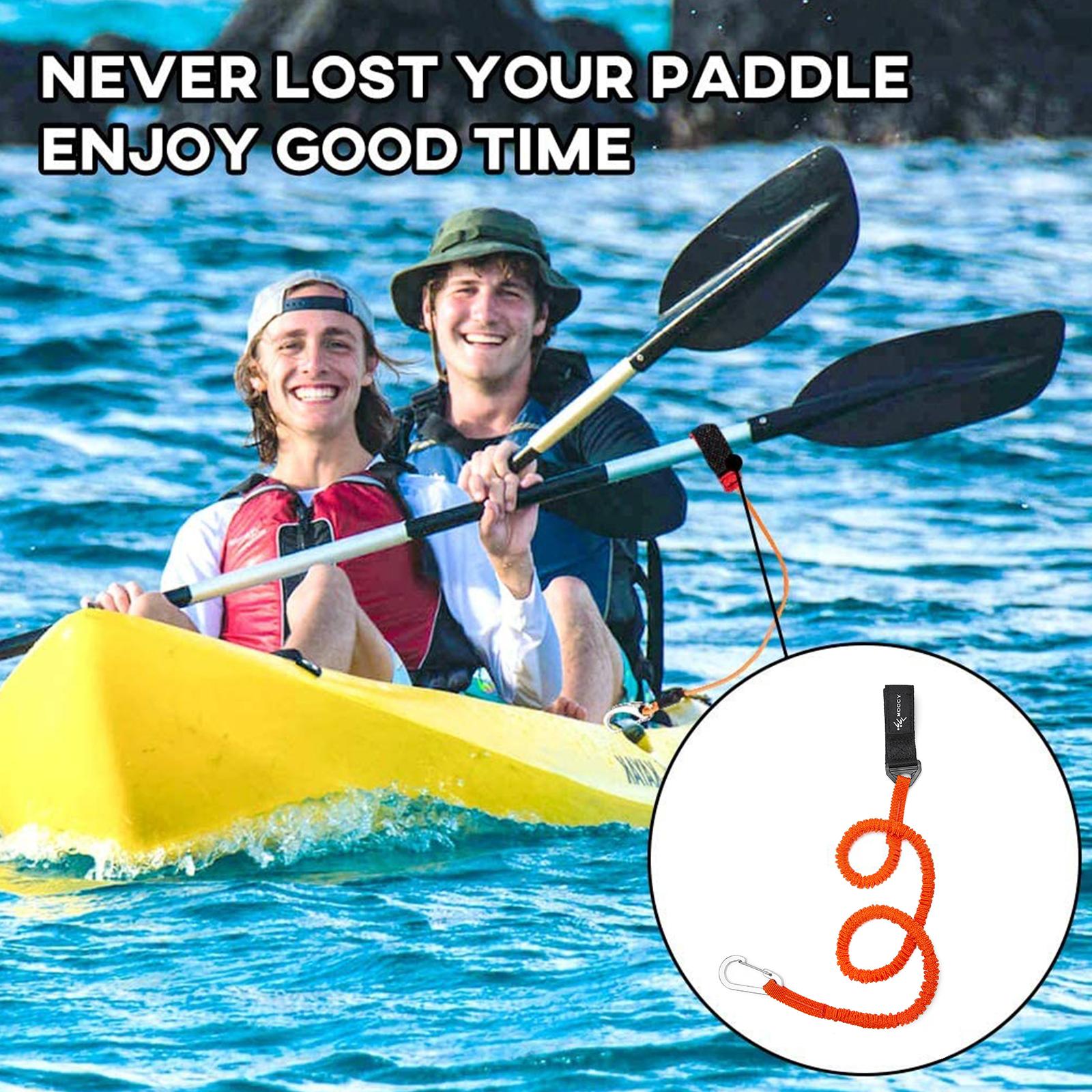 مقود مجداف كاياك مرن قابل للتع - مراجعة Fishing Kayak Paddle Leash وسعره