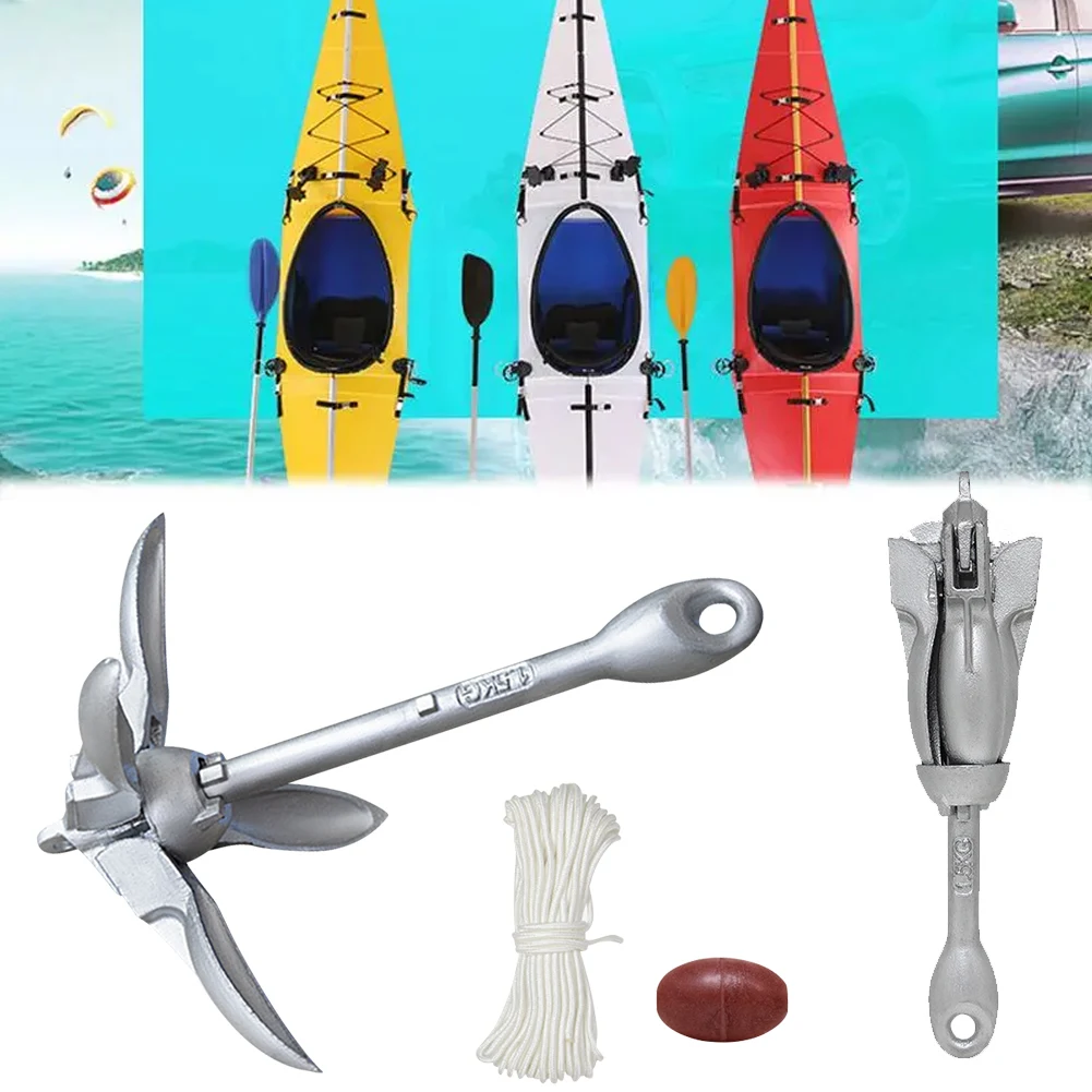 0.7 كجم 1.5 كجم الفولاذ المقاو - مراجعة Fishing Kayak Anchor وسعره